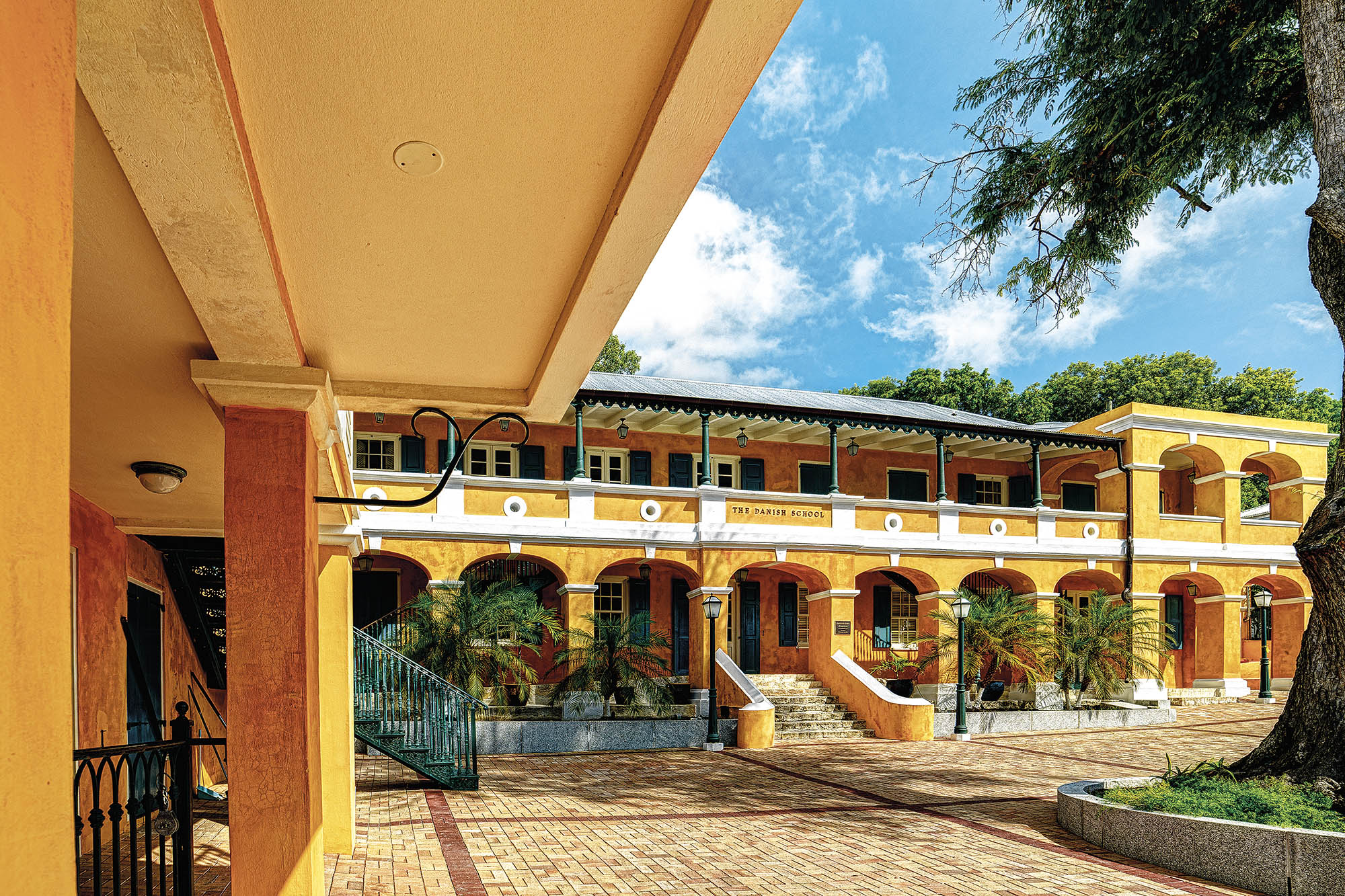 Fort Christian fra 1749 på St. Croix