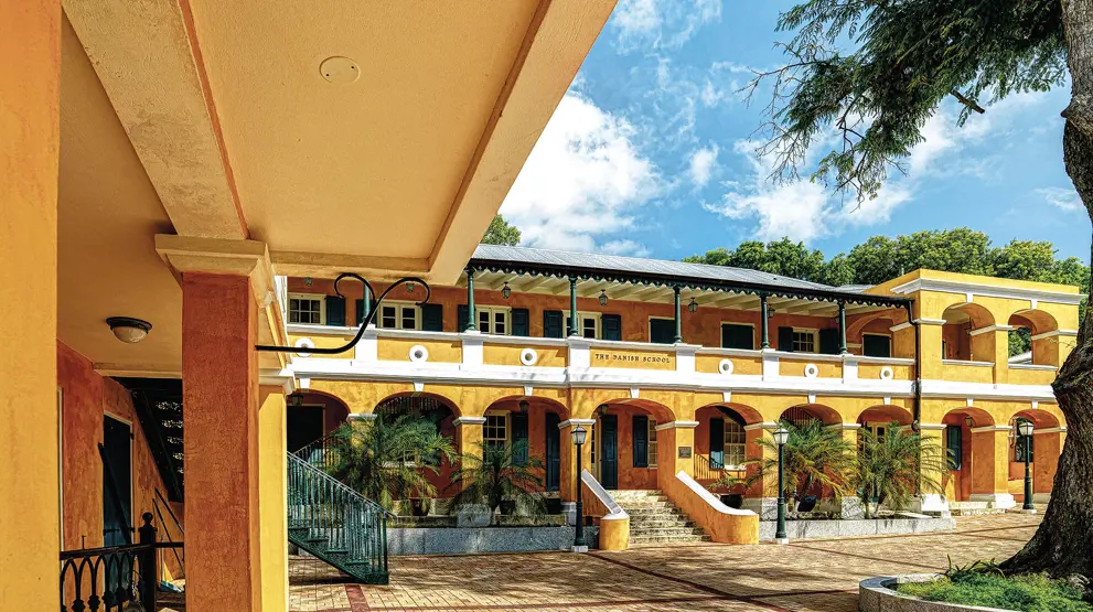 Fort Christian fra 1749 på St. Croix