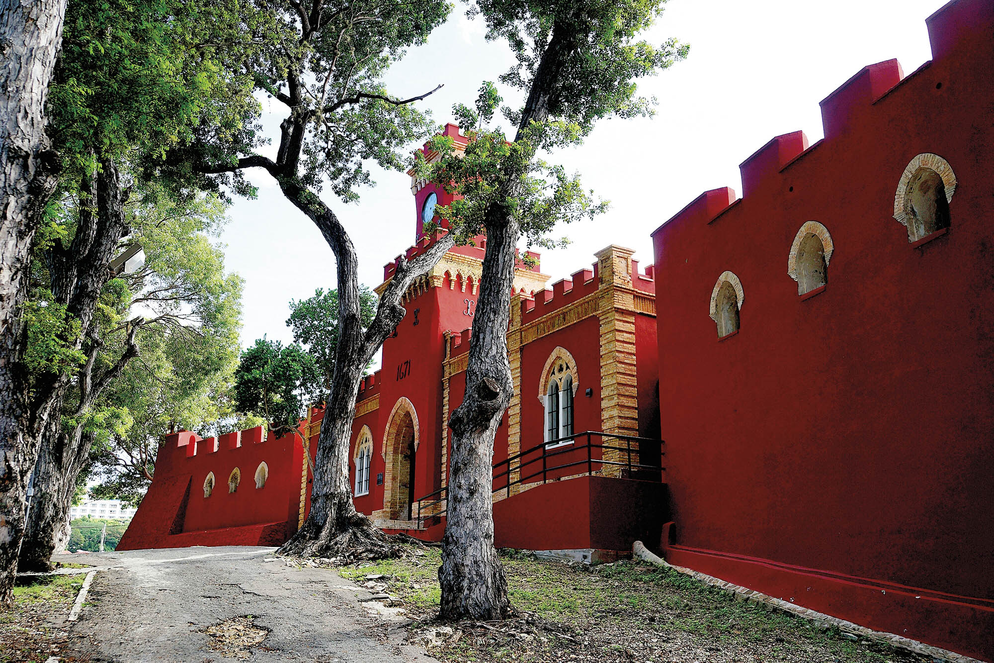 Fort Christian i Charlotte Amalie på St. Thomas