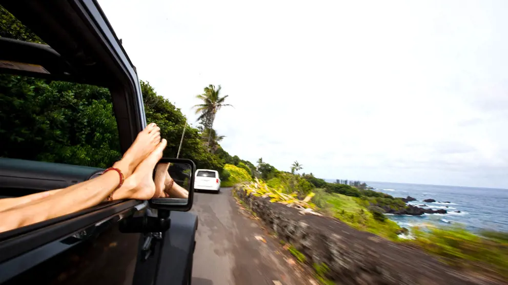 På Maui anbefaler vi at køre den berømte, sceniske "Road to Hana"