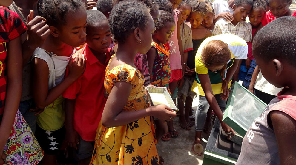 Undervisning i bæredygtig kost og madlavning på Madagaskar