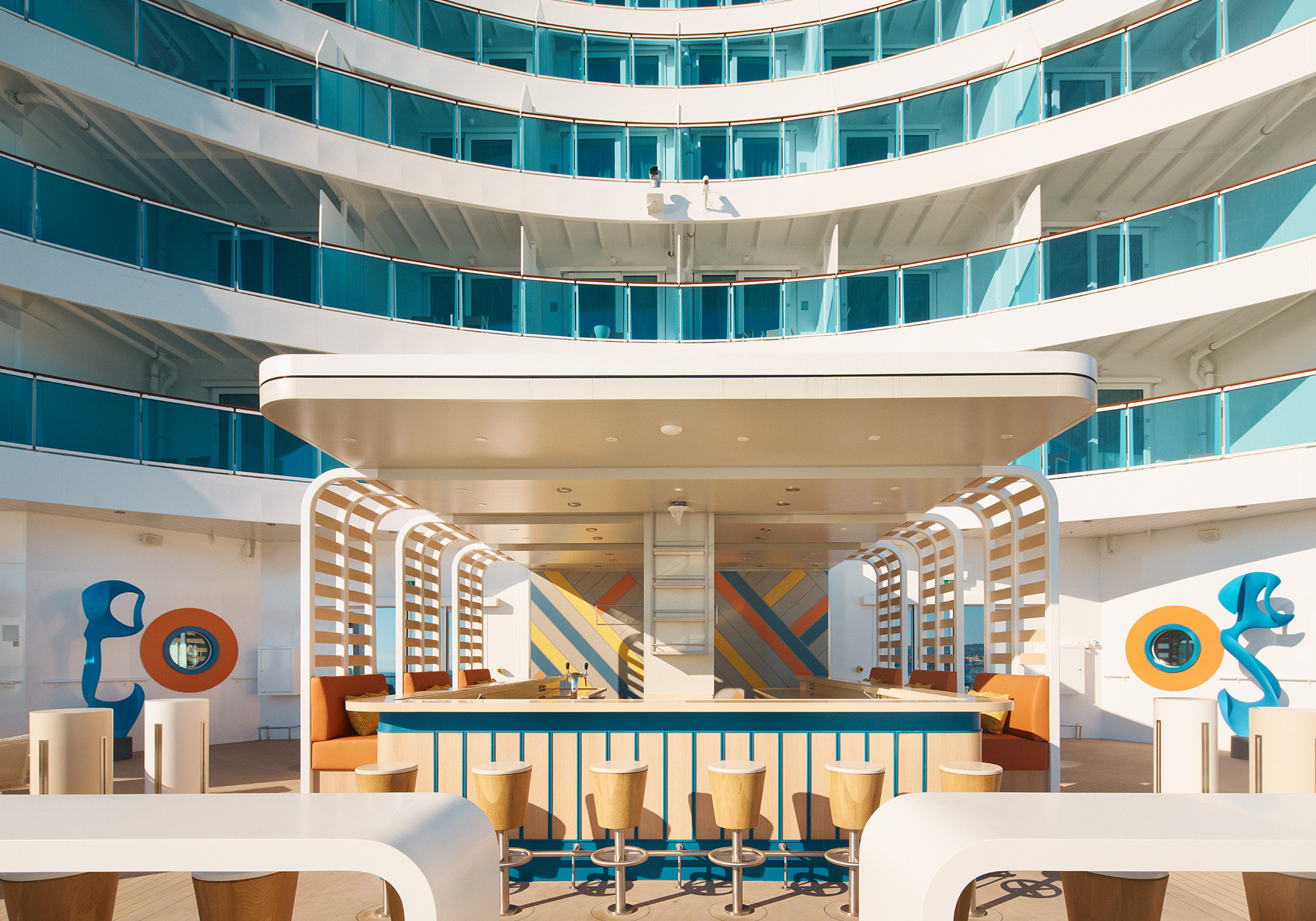 Soldækket på Costa Toscana