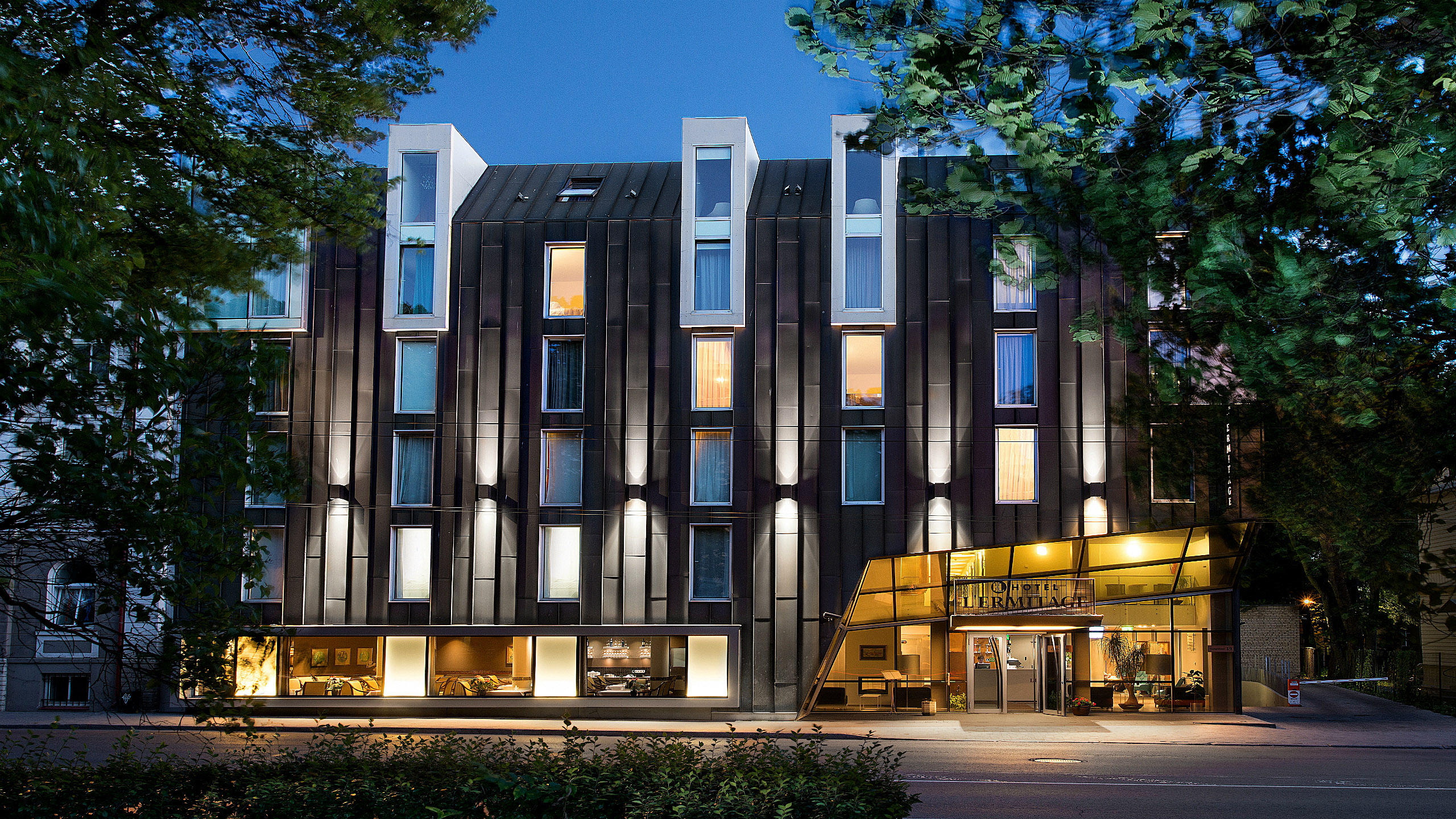 Studietur til Tallinn, bo på hotel l'Ermitage, indgang