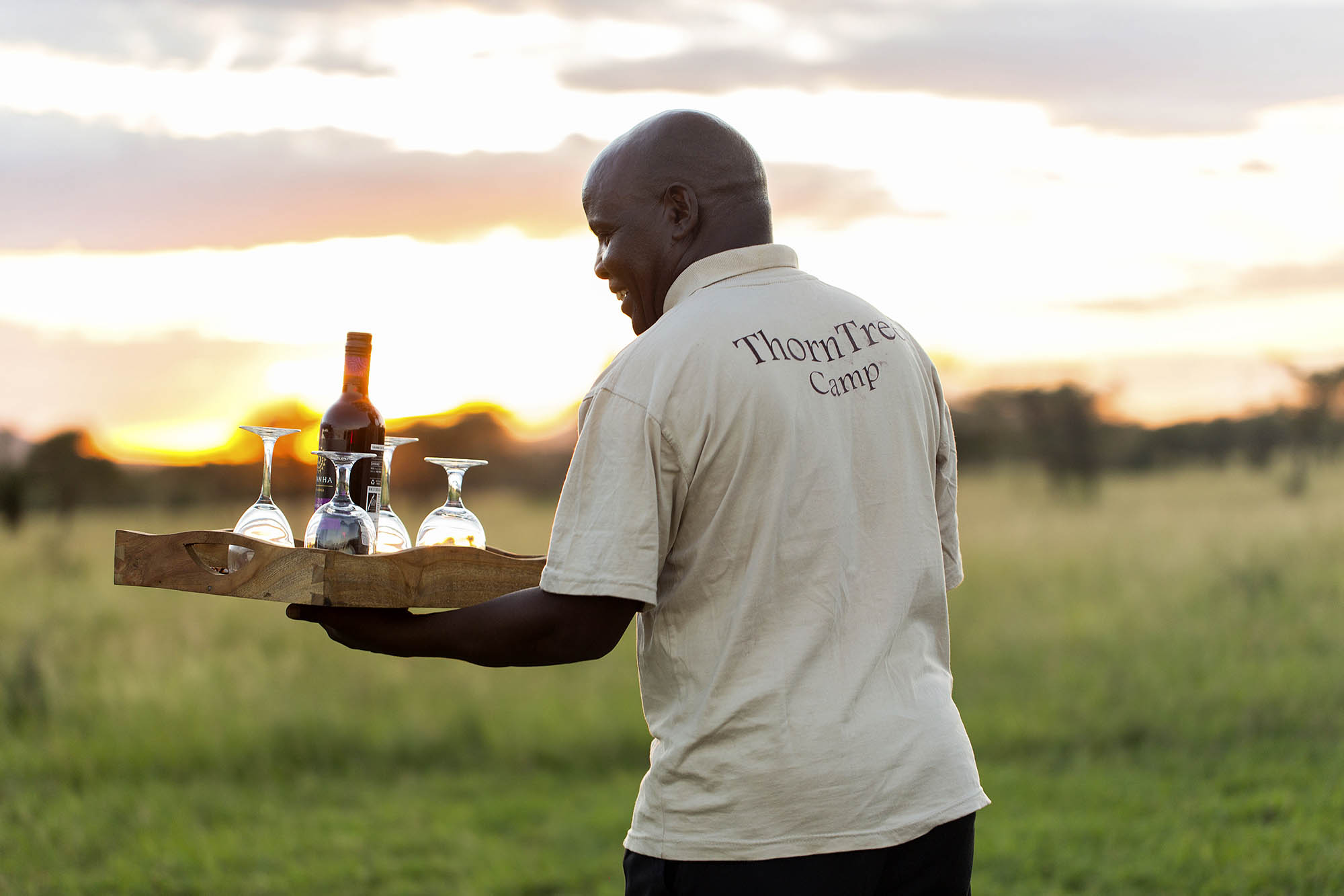 Et godt glas vin ved solnedgang er ikke så dårligt