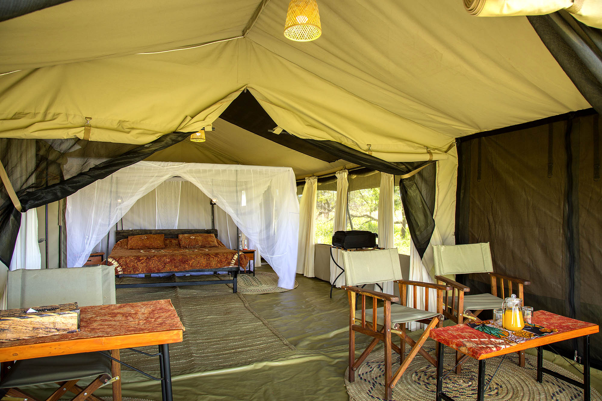 'Rigtige' safaritelte med høj grad af autenticitet