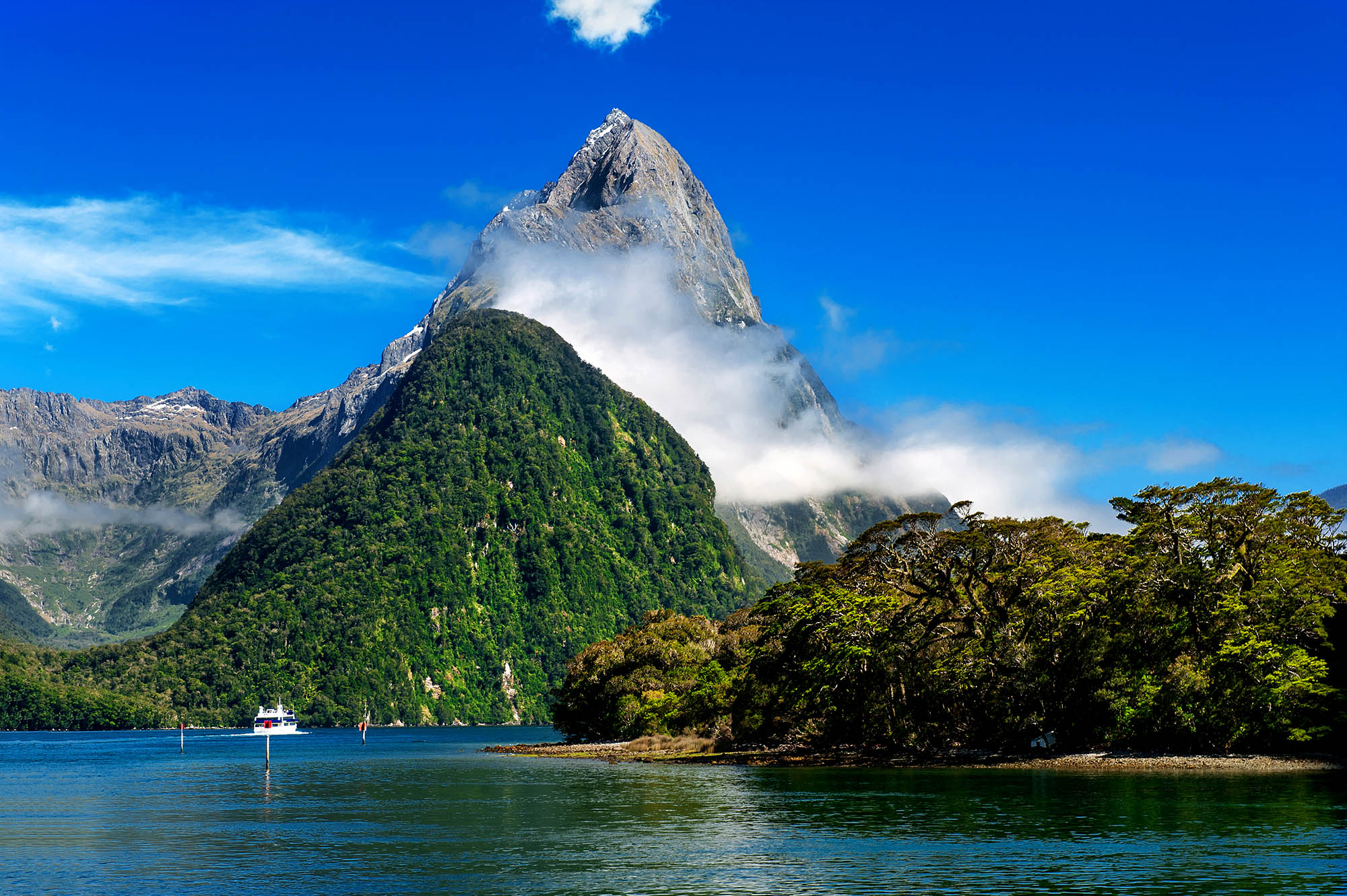 Oplev fantastiske landskaber som Fiordland National Park i New Zealand