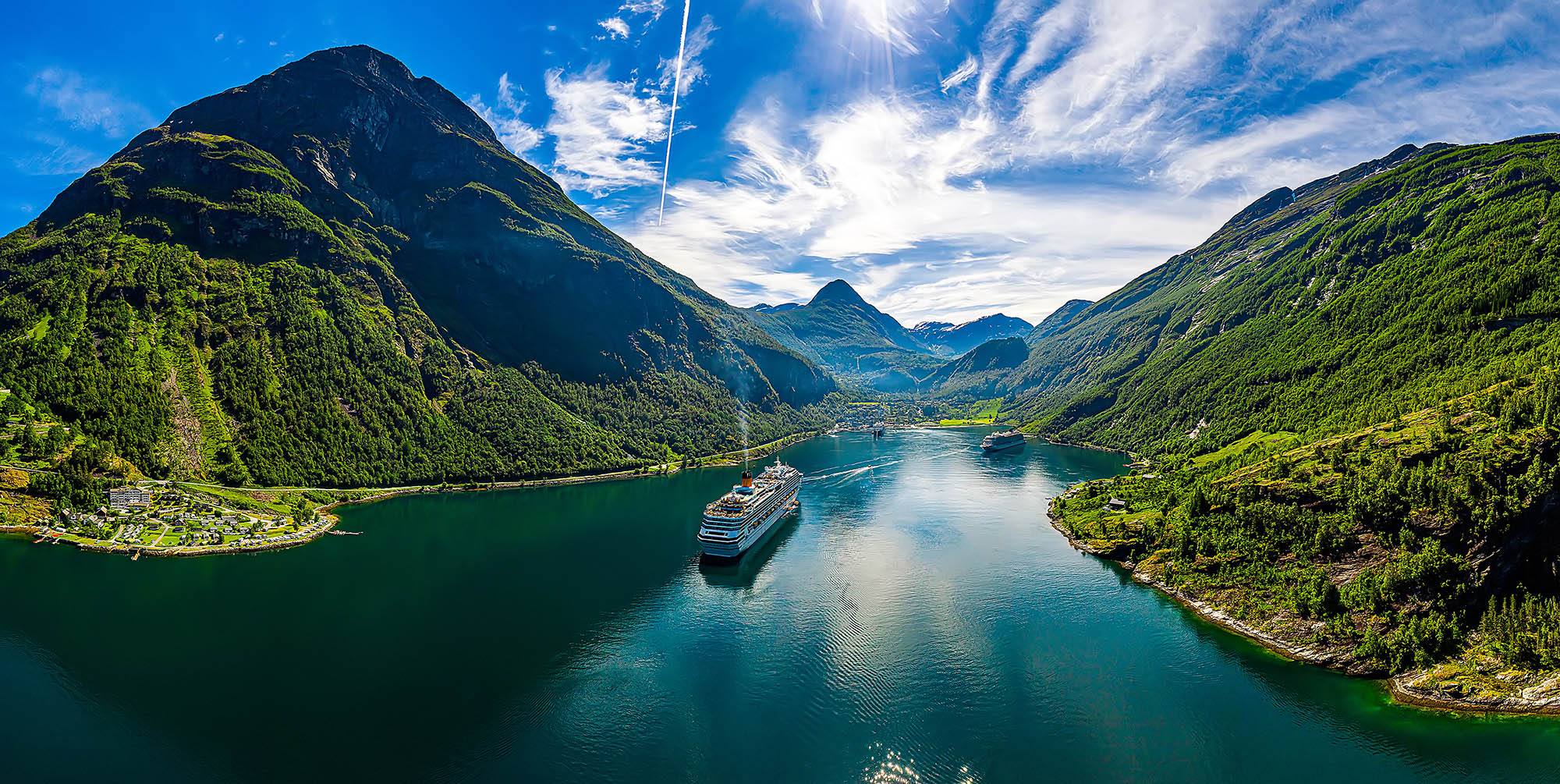 Oplev den imponerende Geirangerfjord på krydstogt i Norge