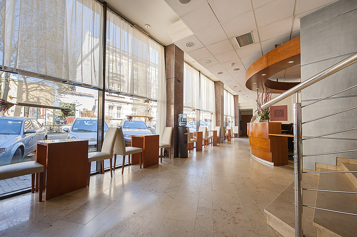 Studietur til Krakow, bo på hotel Alexander, reception