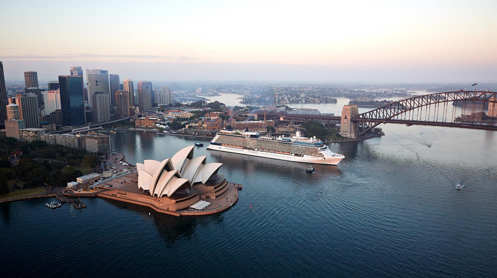 Tag på krydstogt f.eks. til Sydney i Australien