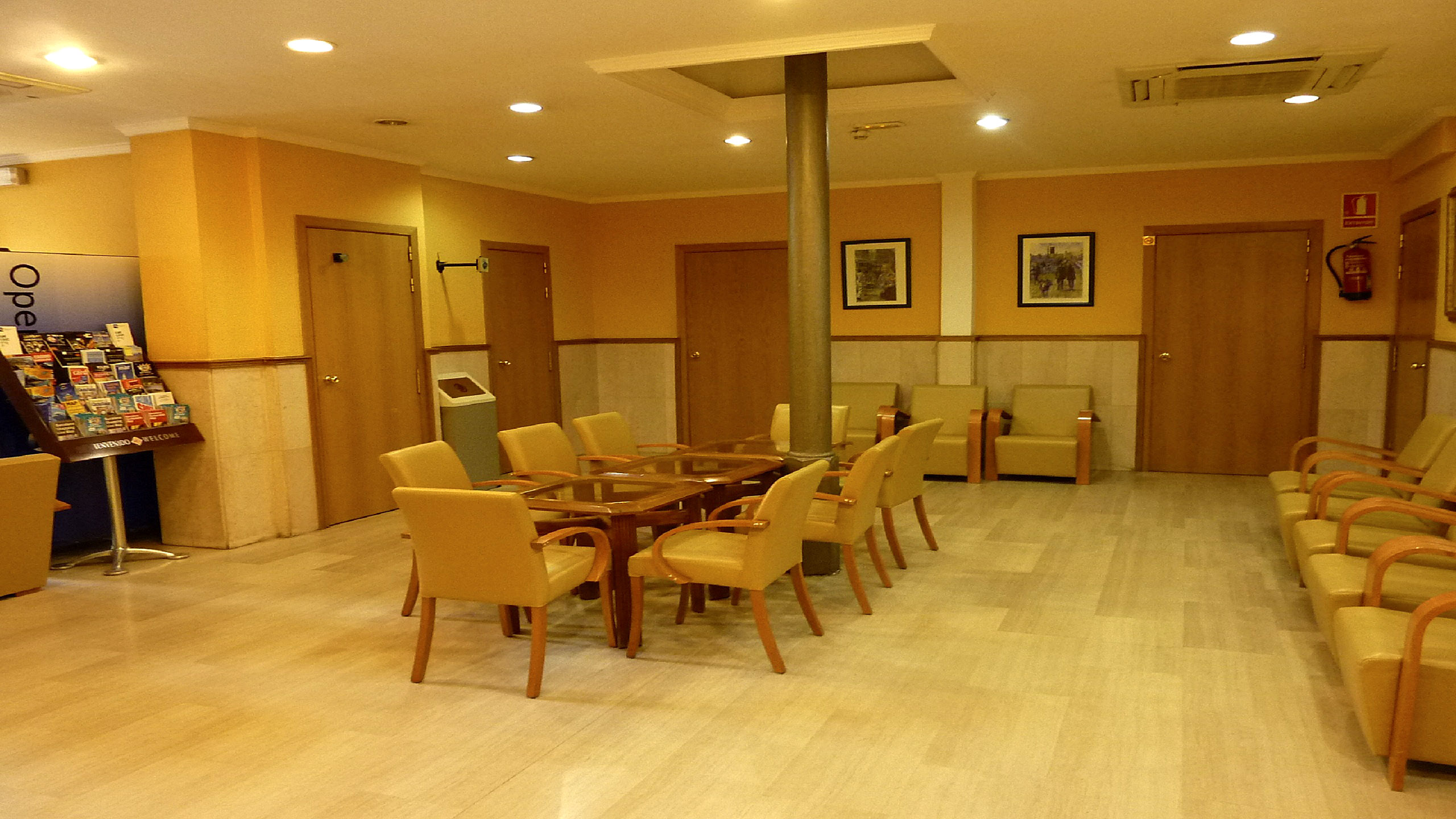 Studietur til Barcelona, bo på Roma Reial, lobby