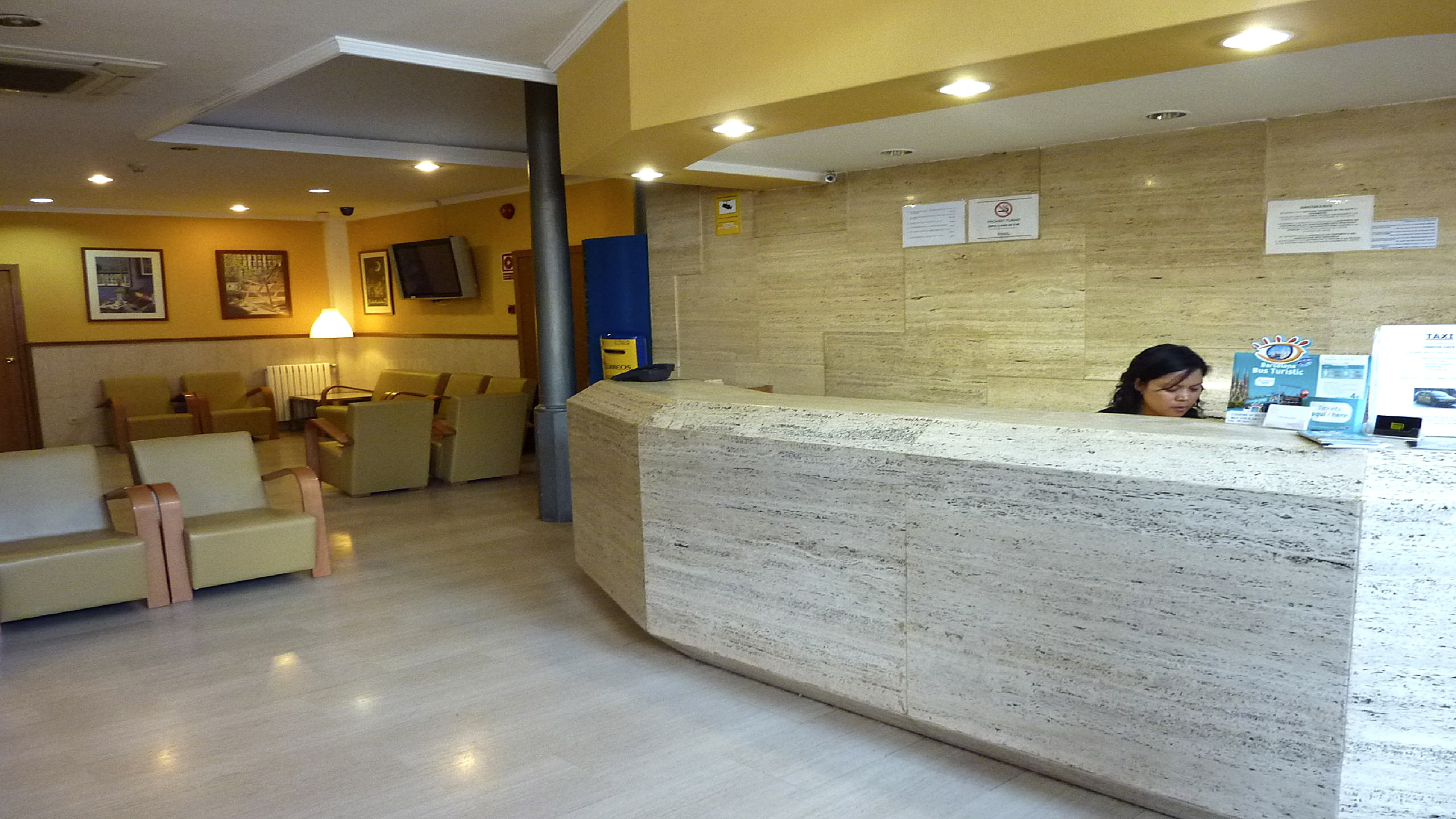 Studietur til Barcelona, bo på Roma Reial, reception