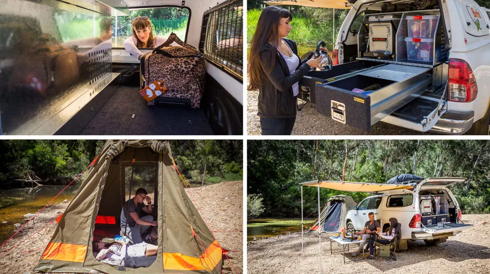 Indretning af 5 Berth Outback 4WD