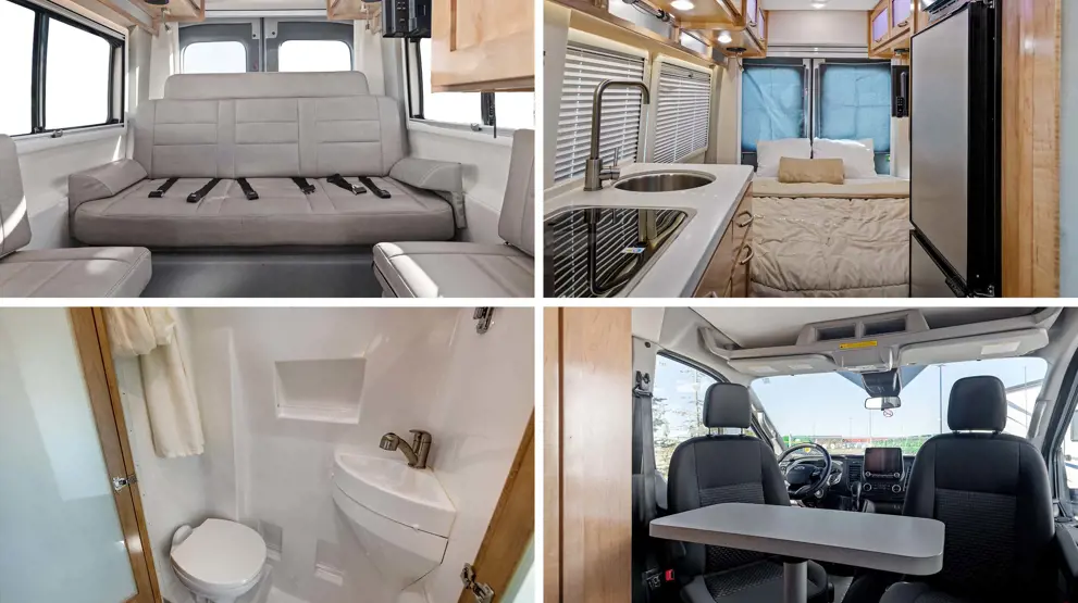 Indretning af Deluxe Van Camper