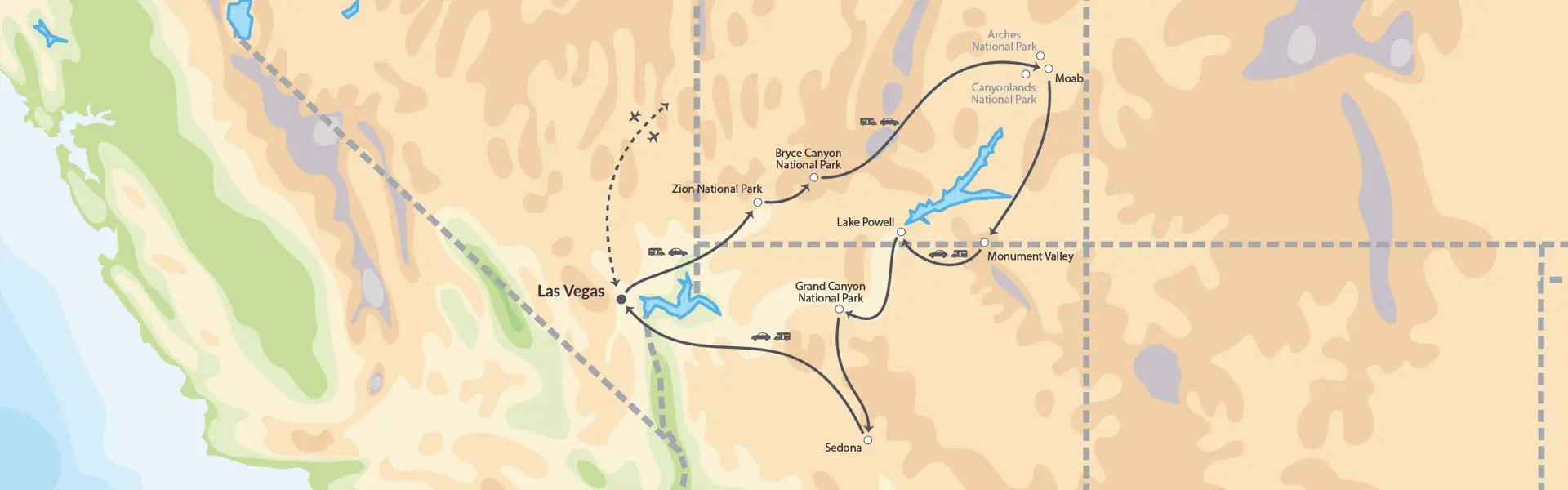 5291 6 Nationalparker I Det Vestlige USA (1)