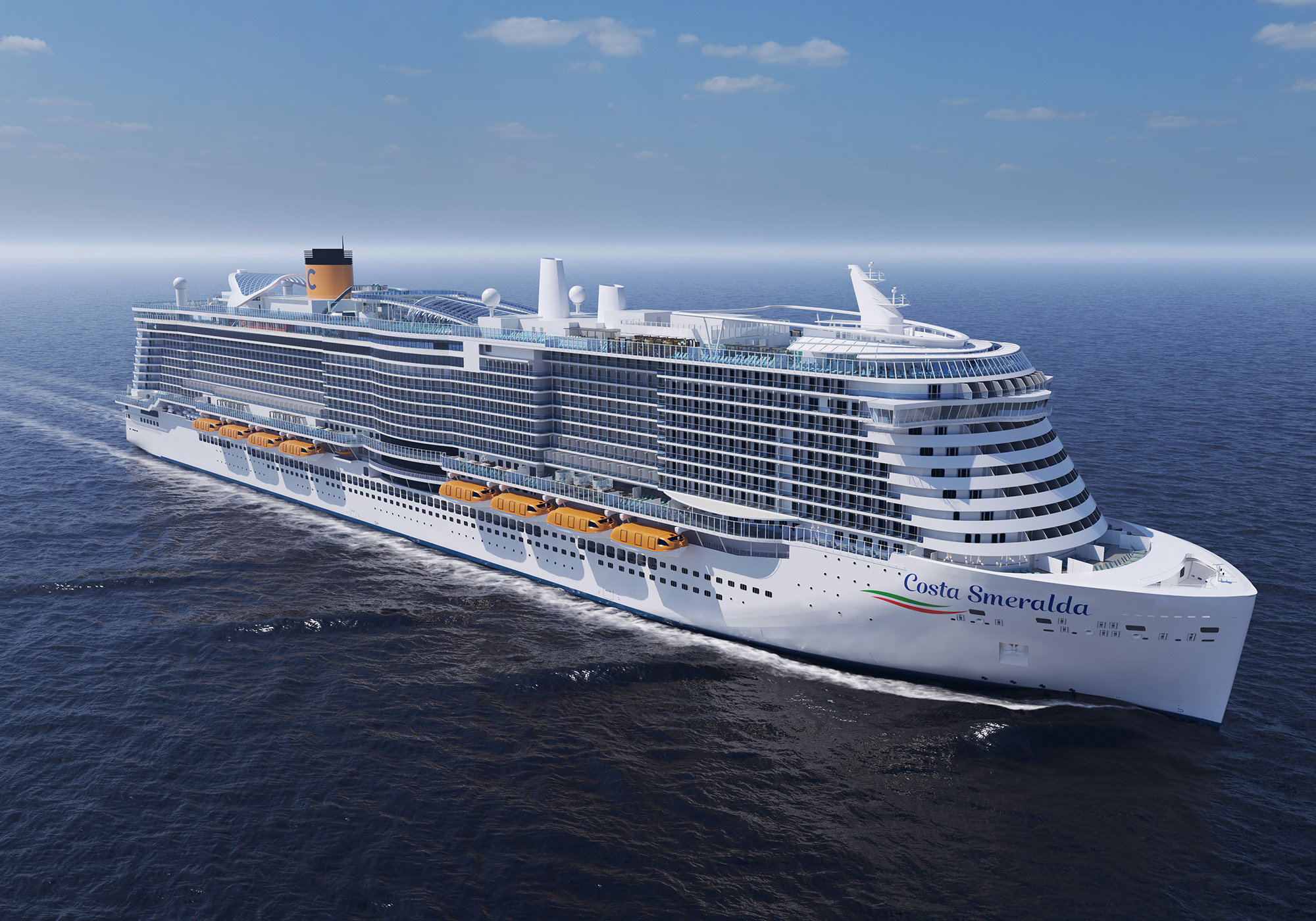 Costa Smeralda er et af Costa Cruises’ mest moderne og spektakulære krydstogtskibe