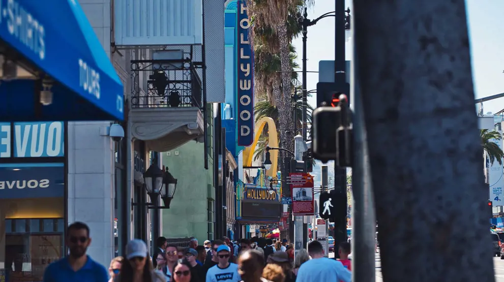En gåtur på Hollywood Boulevard er et must på rejsen til Los Angeles