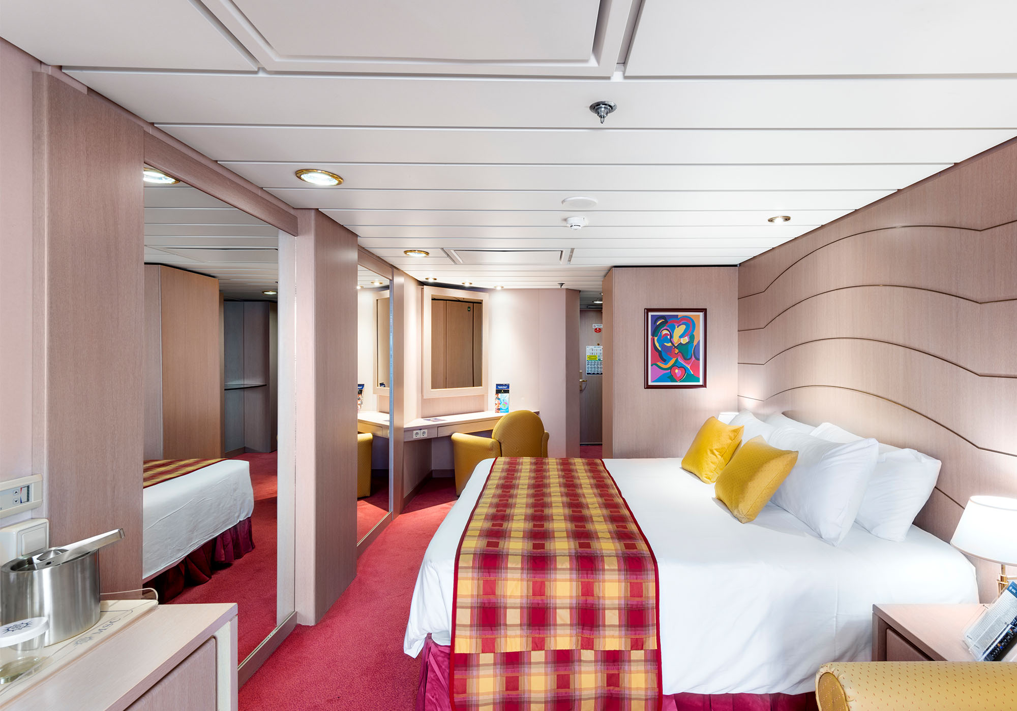 Pæne kahytter på MSC Lirica