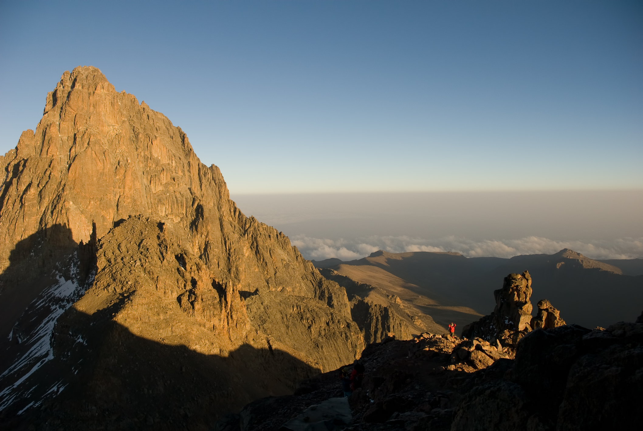 Mt. Kenya tidligt om morgenen