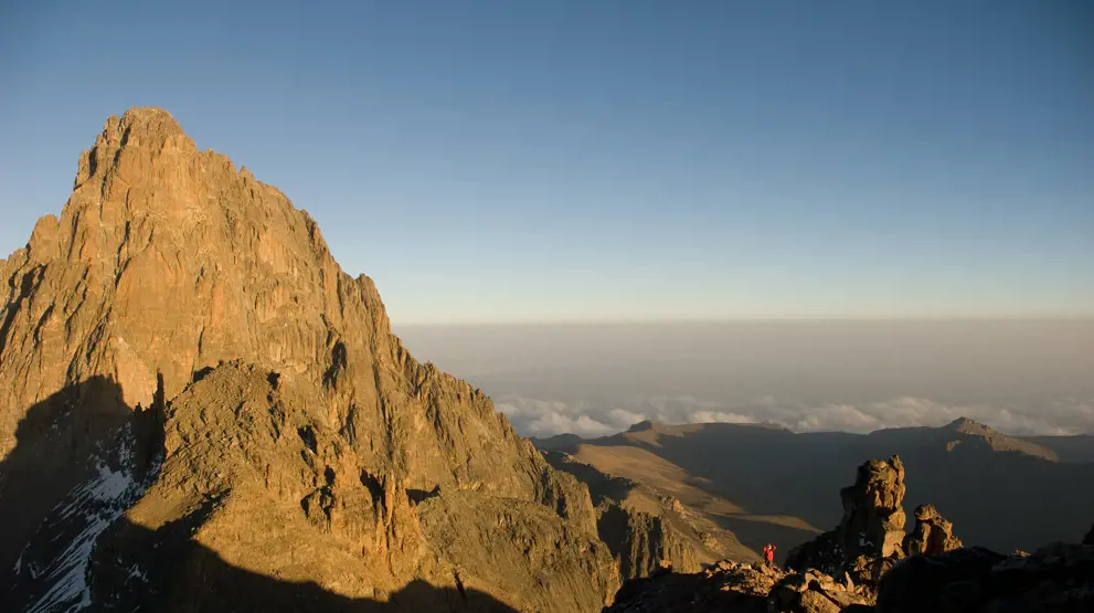 Mt. Kenya tidligt om morgenen