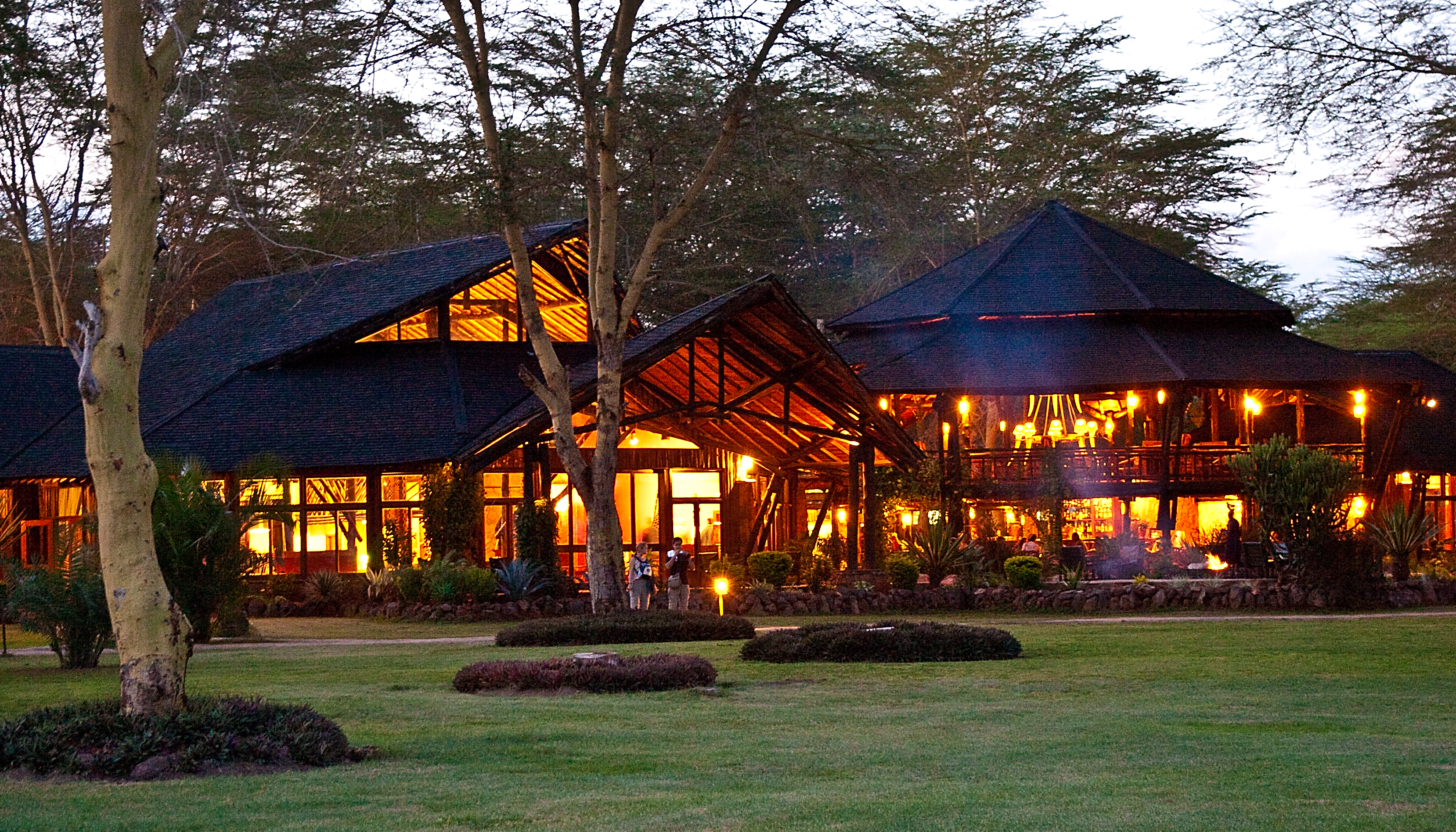 Safarirejser til Kenya, bo på Ol-Tukai Lodge, klassisk indkvartering i Amboseli
