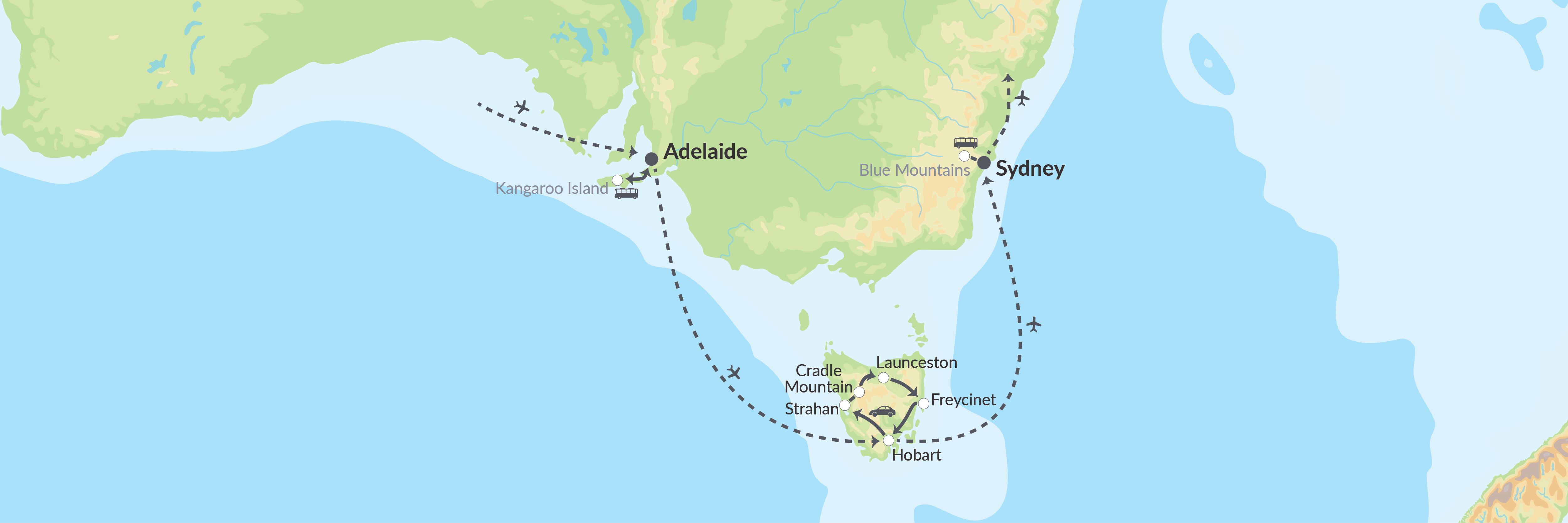 88245 Adelaide, Sydney Og Det Bedste Af Tasmanien