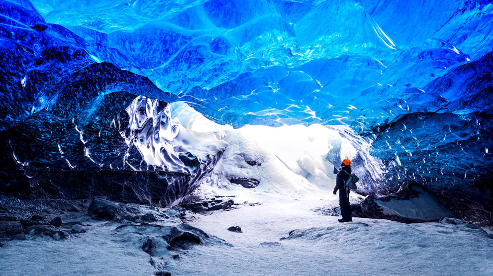 Kom tæt på den massive Vatnajökull-gletsjer i nationalparken af samme navn