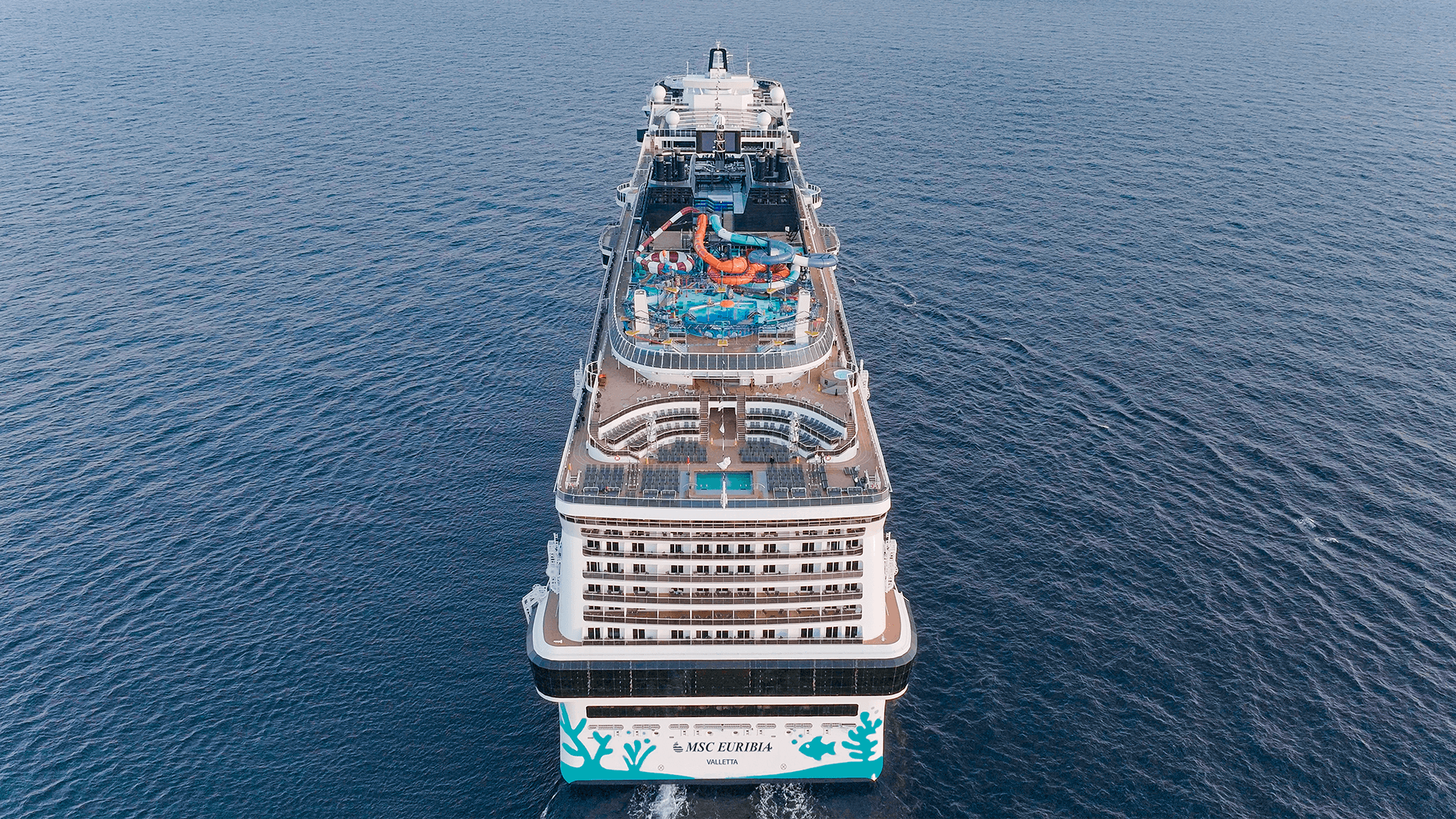 MSC Euribia er et lækkert skib med flotte detaljer