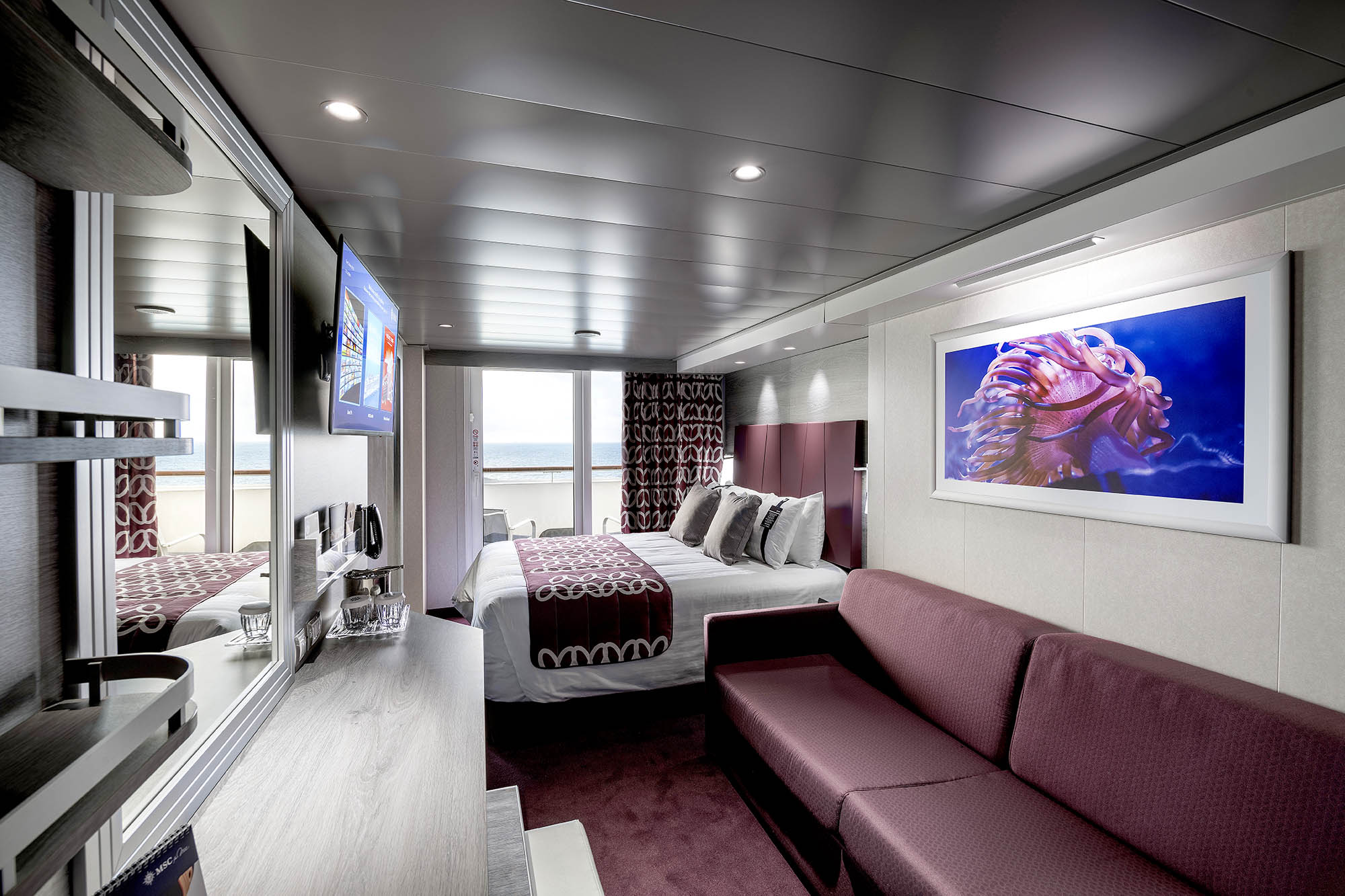 Balkonkahyt på MSC Virtuosa