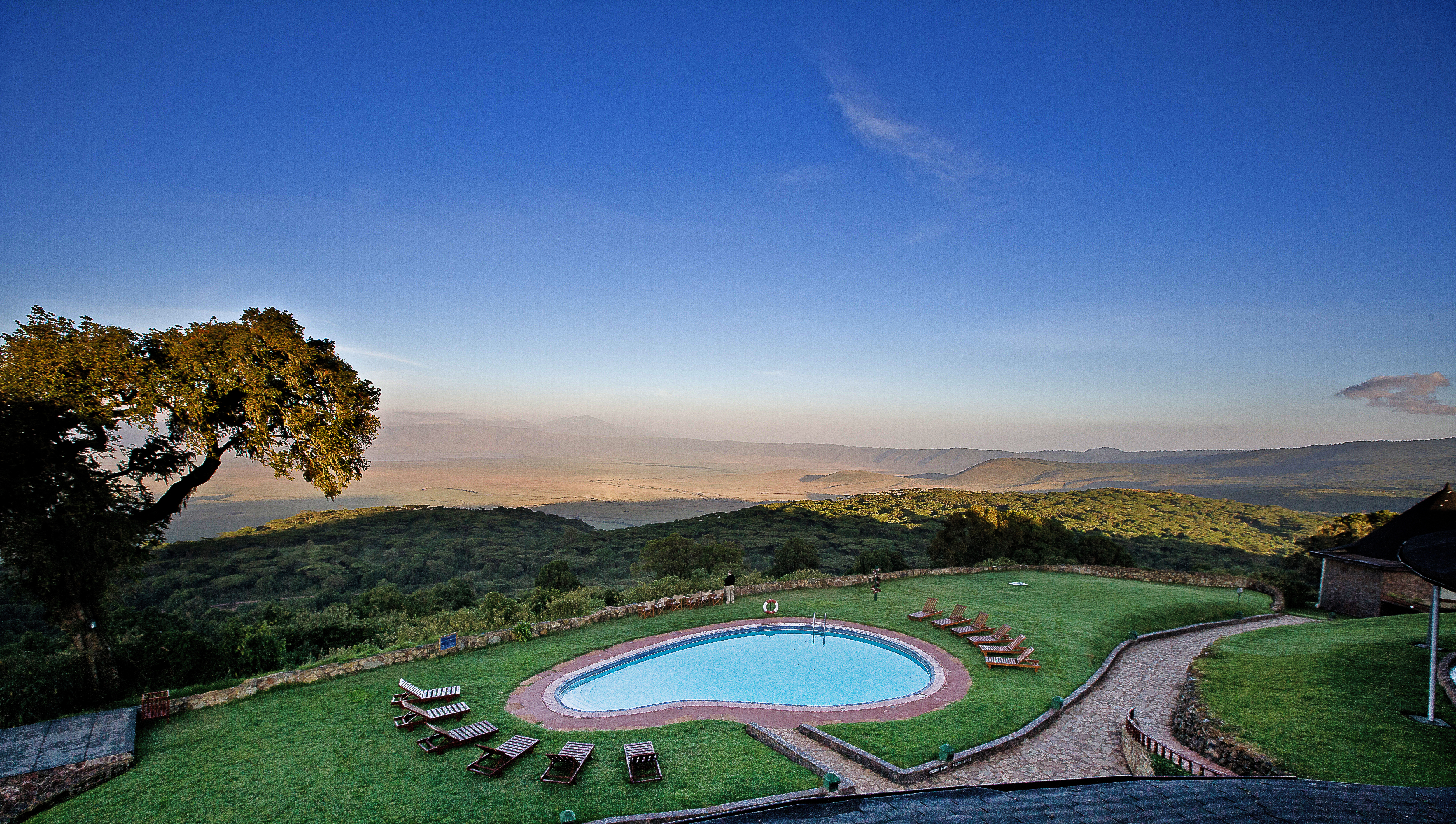 Udsigten fra Ngorongoro Sopa Lodge