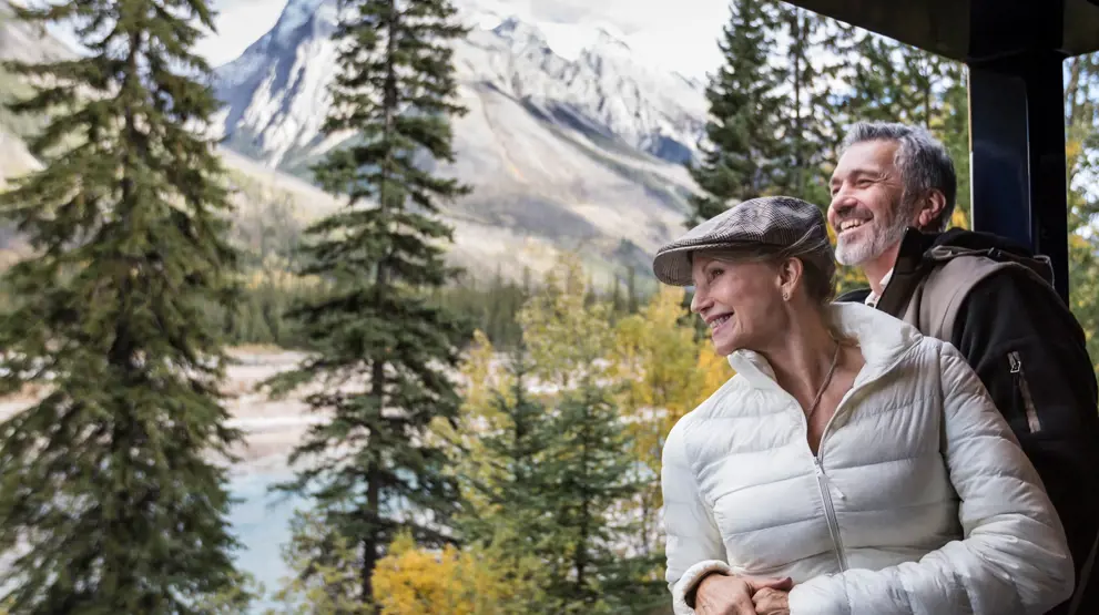 Med en togrejse i Canada har du tid til at nyde udsigten og de fantastiske landskaber.