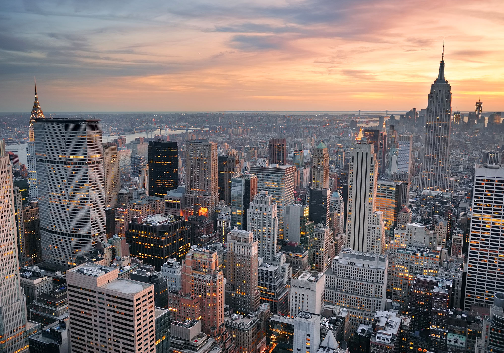 Besøg New York City på en rundrejse på Østkysten