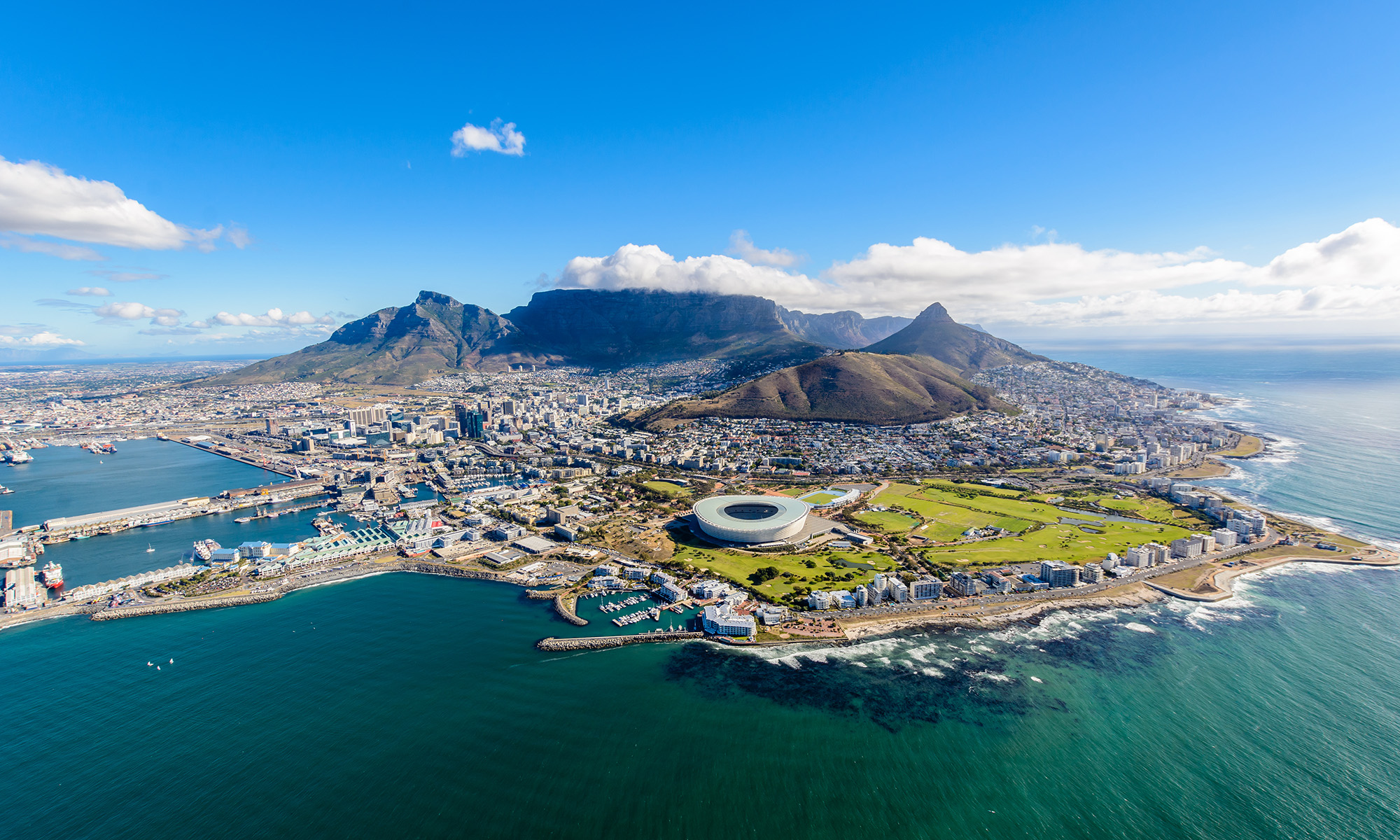 Smukke Cape Town bør også være en del af din rejse til Sydafrika.