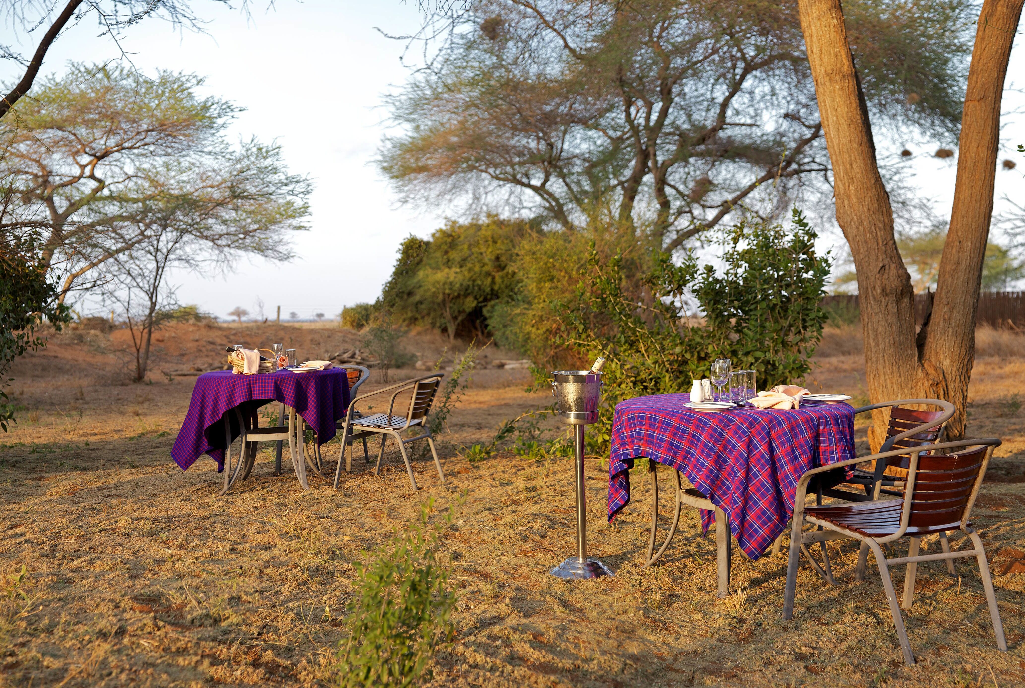 Her er det muligt at spise i naturen