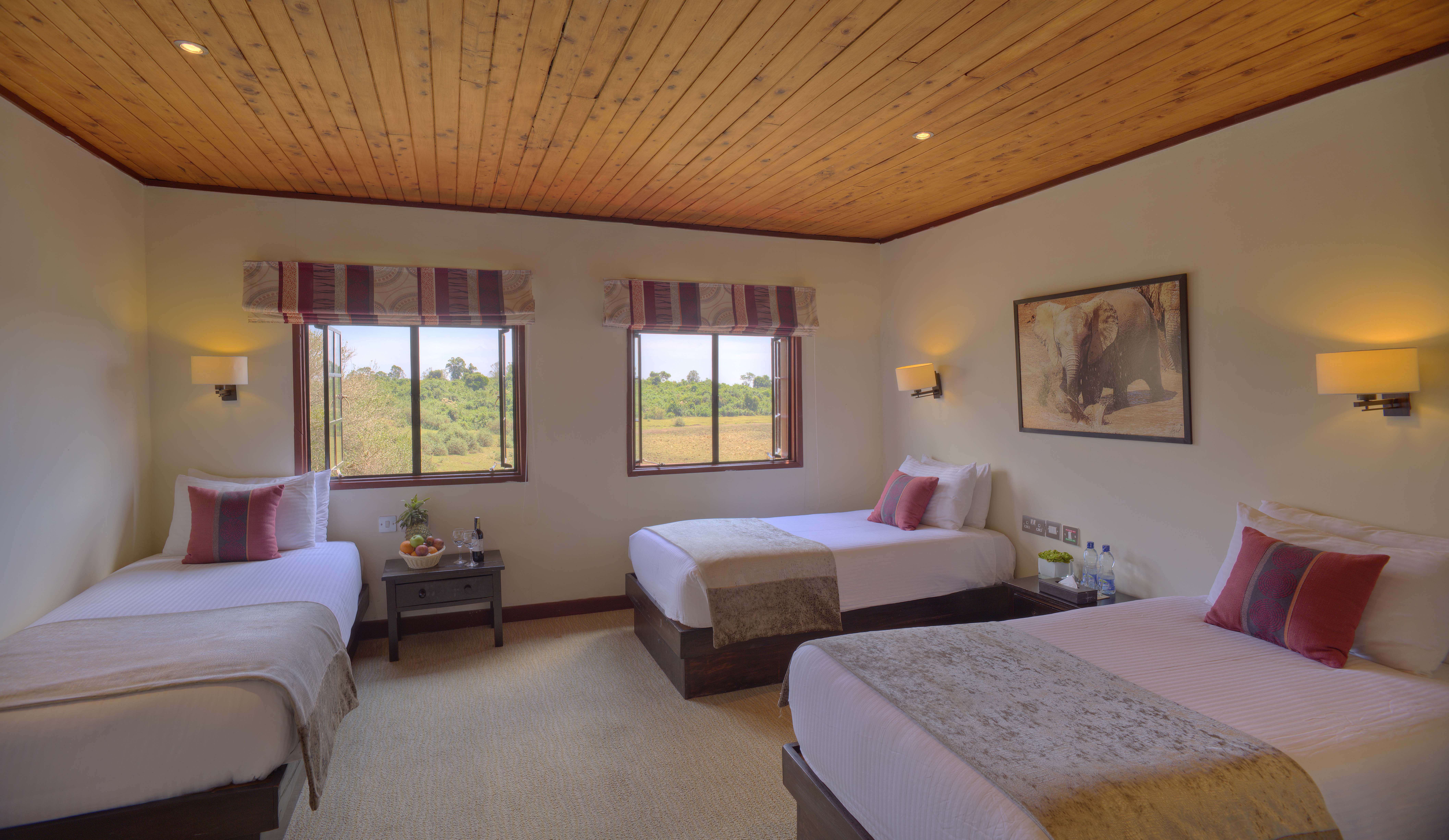 Et af de større værelser