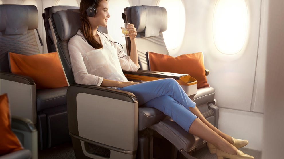 Premium Economy på Singapore Airlines