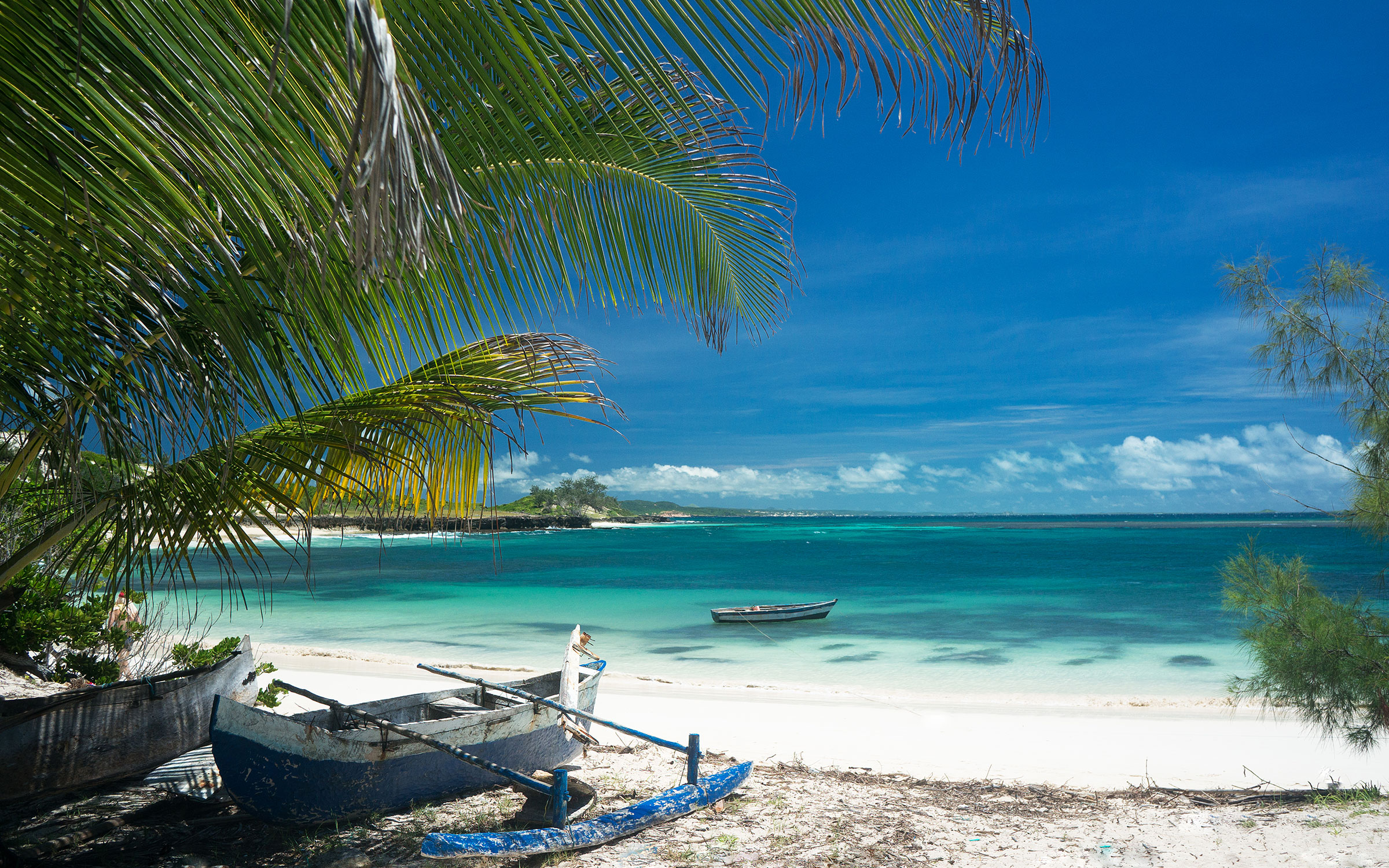 Madagaskar-rejser byder på smuk strandkyst ud til Det Indiske Ocean.