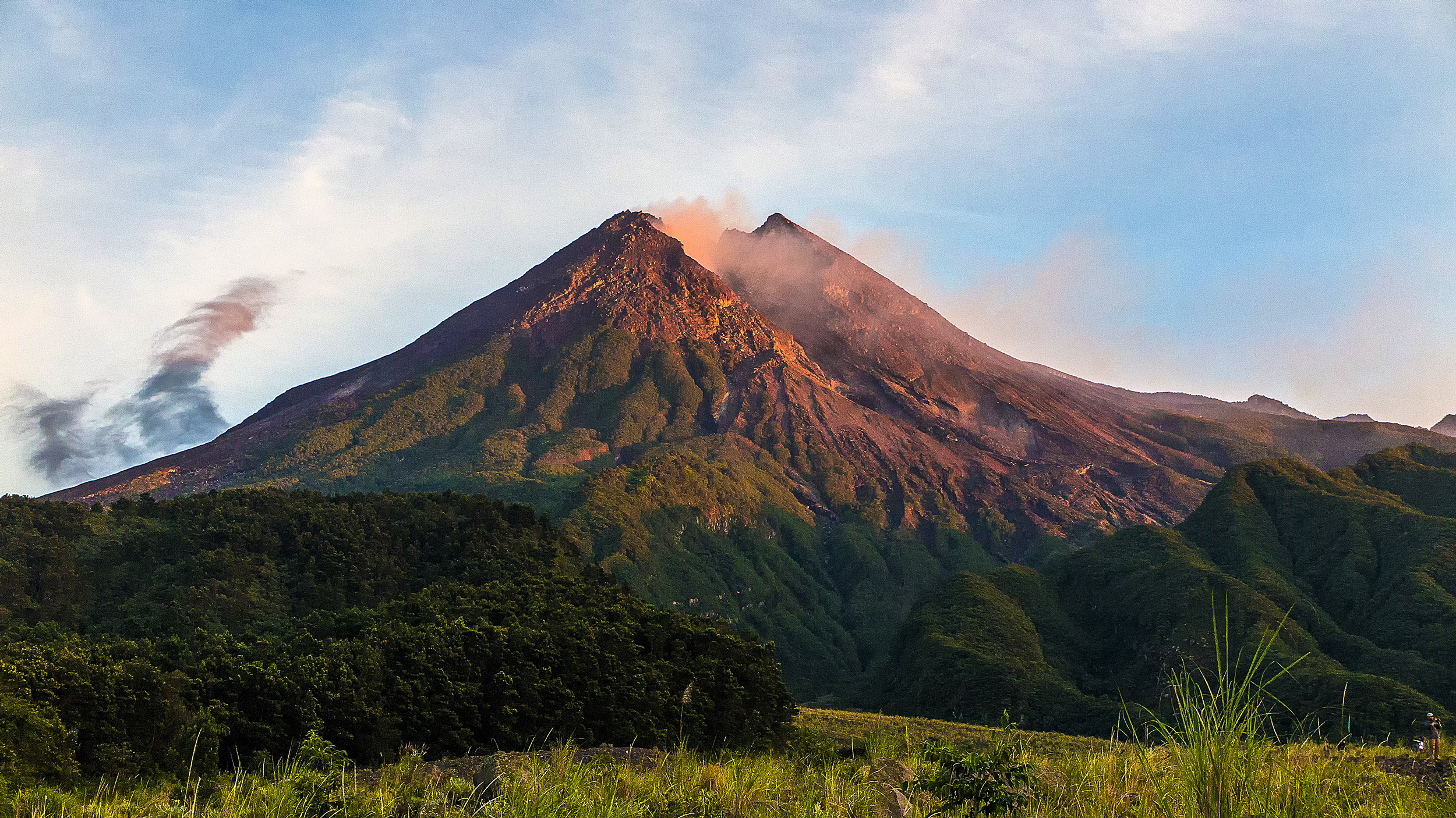 Studietur i faget geografi - rygende vulkaner