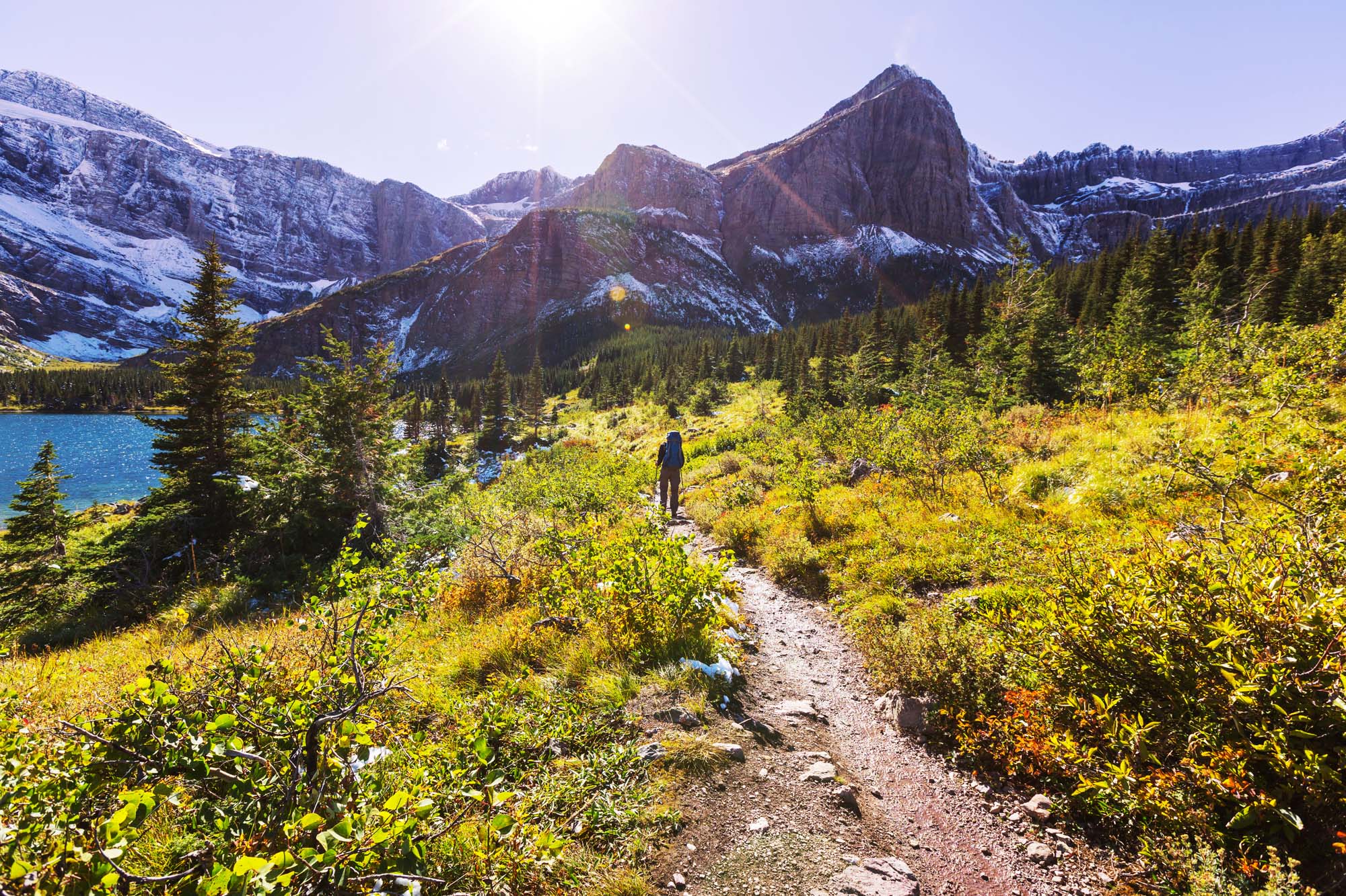 Her kan I nyde utallige vandrestier