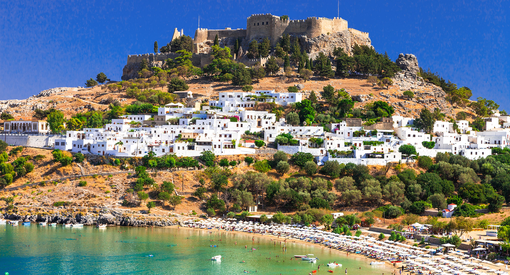 Rhodos byder på smukke strande og masser af historie