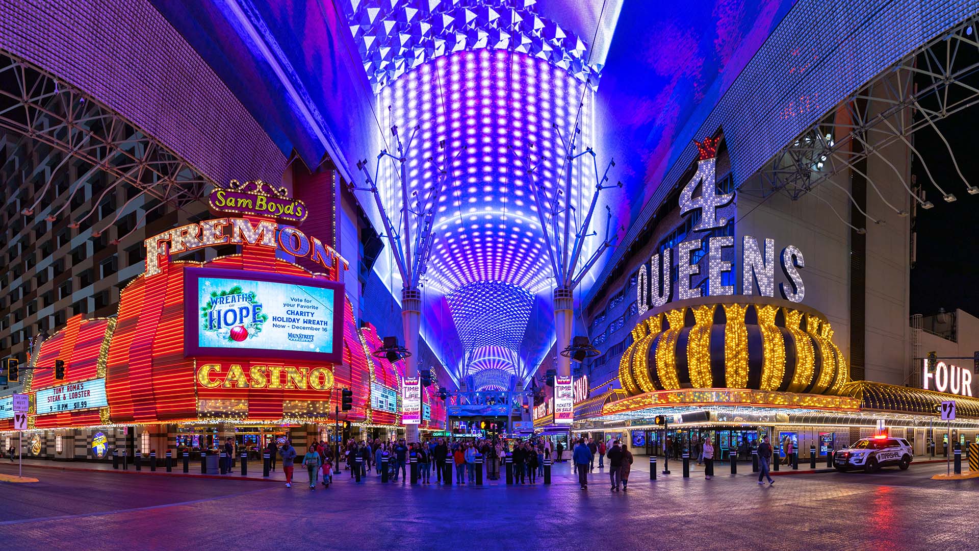 Gå en tur langs historiske Fremont Street