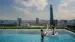 Infinity pool på hotellet i Kuala Lumpur