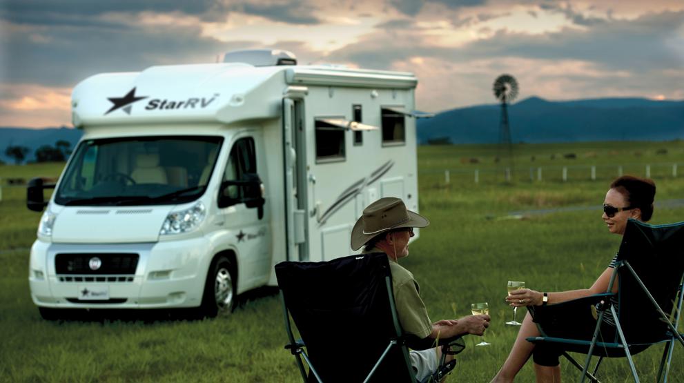 Camping midt i den storslåede natur