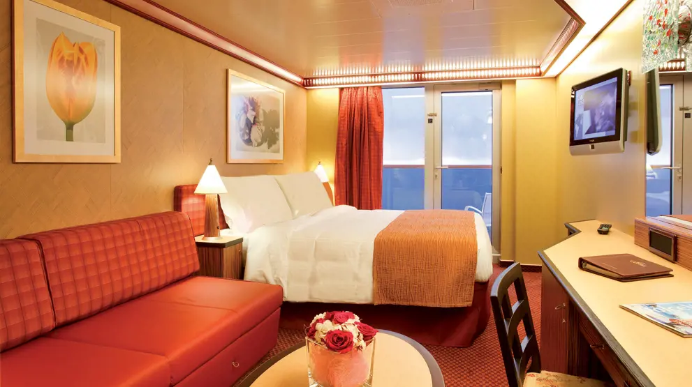 Eksempel på balkonkahyt på Costa Deliziosa