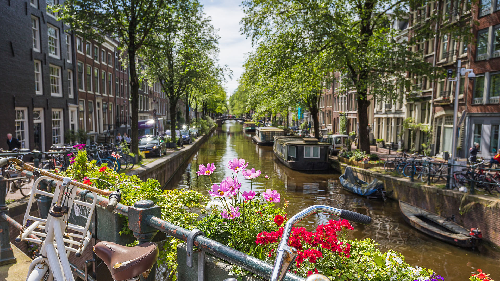 Jordaan-kvarteret i Amsterdam er et af byens mest charmerende områder