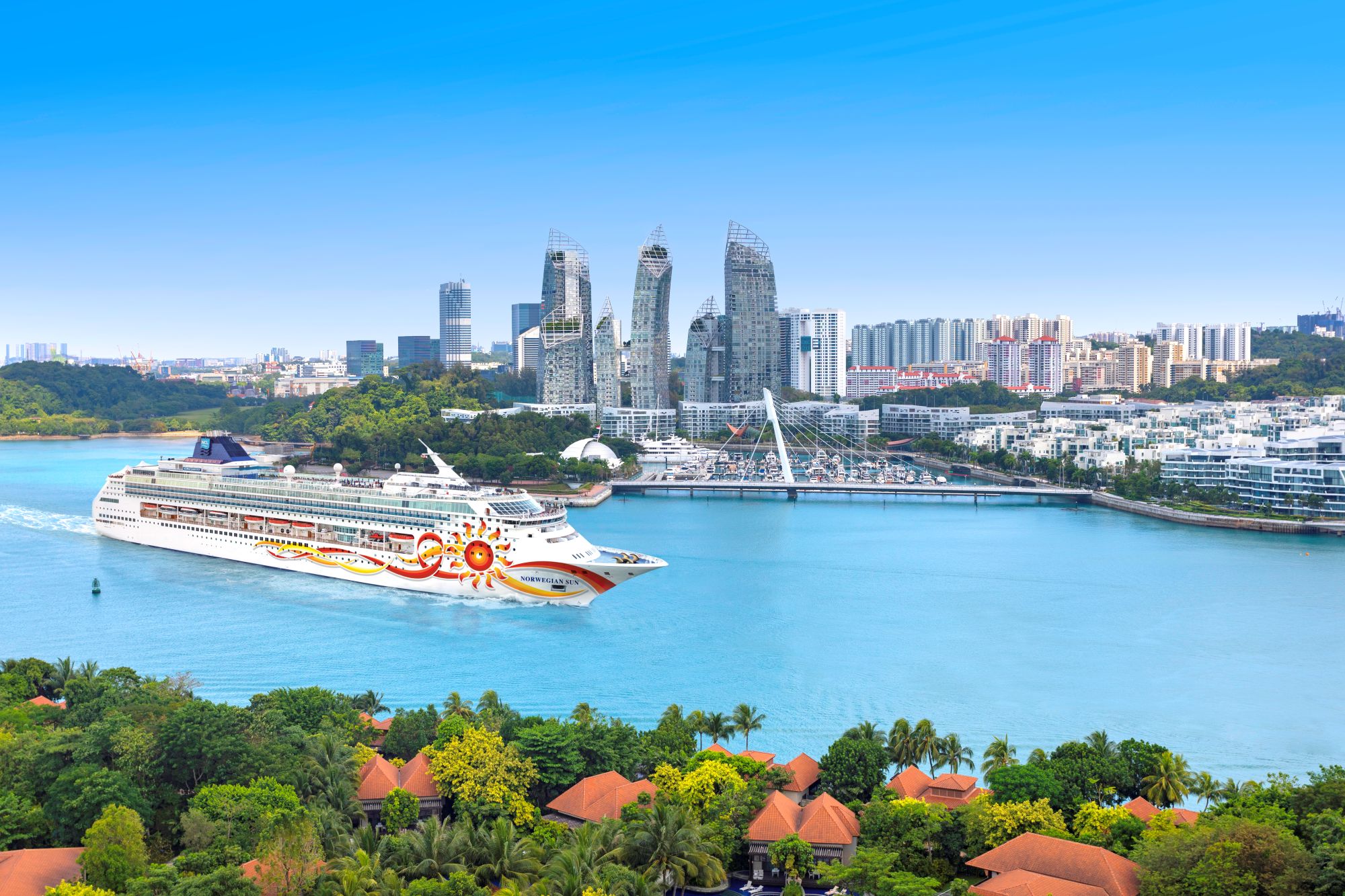 Norwegian Sun i Singapore
