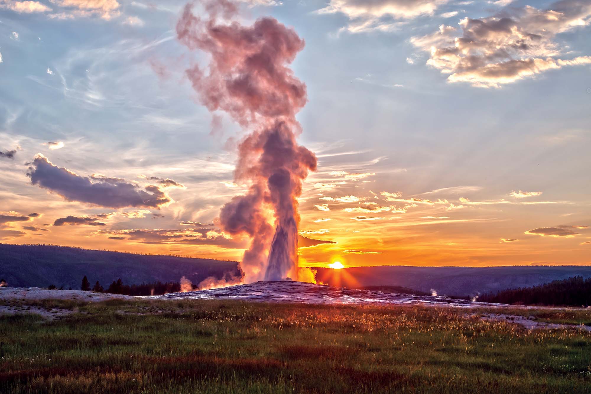 Old Faithful i Yellowstone National Park