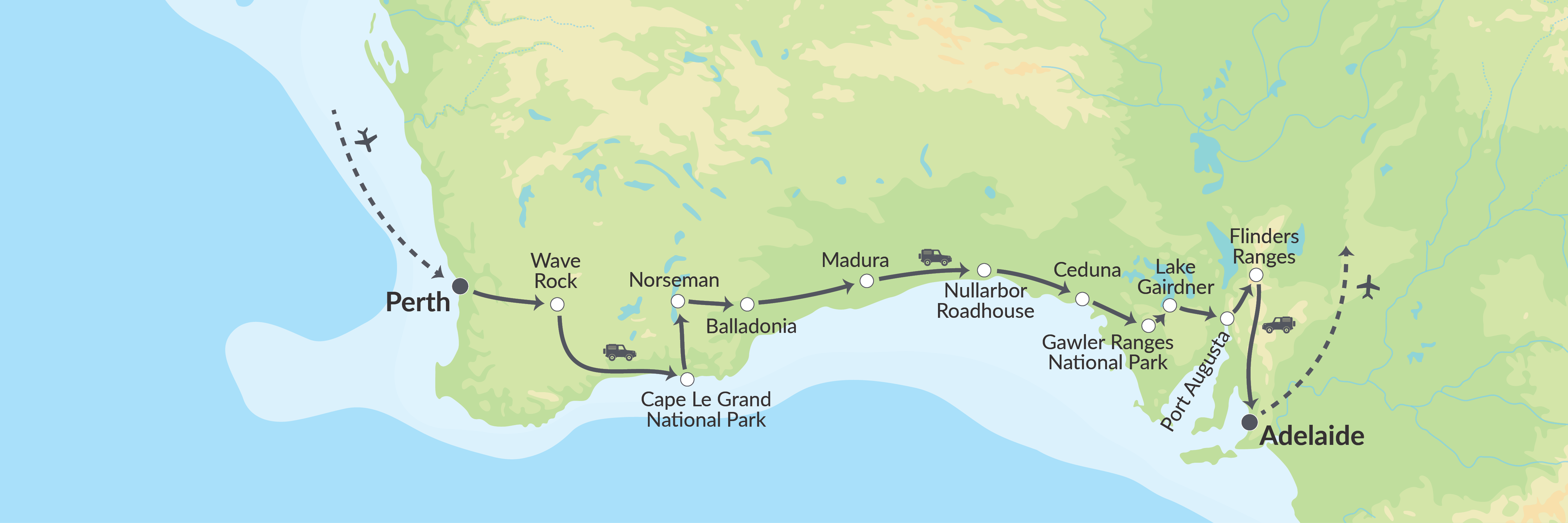 71082 I 4WD Autocamper Fra Perth Til Adelaide