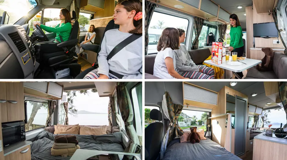 Indretning af 2+1 Berth Venturer Plus