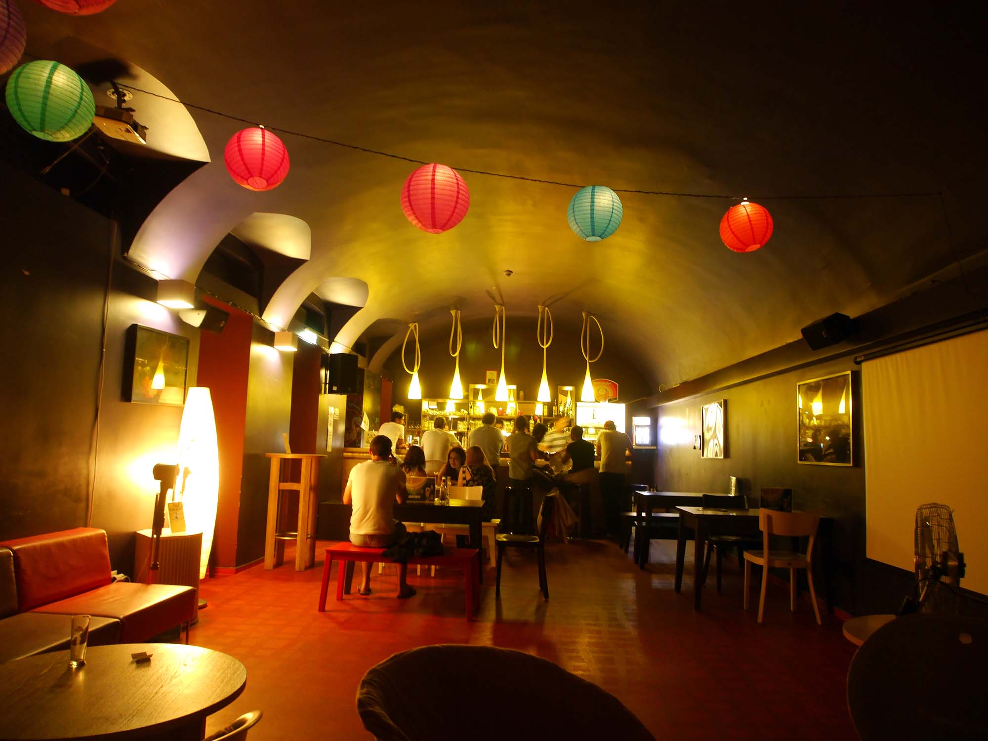 Studietur til Budapest, bo på Wombats hostel, fællesområde