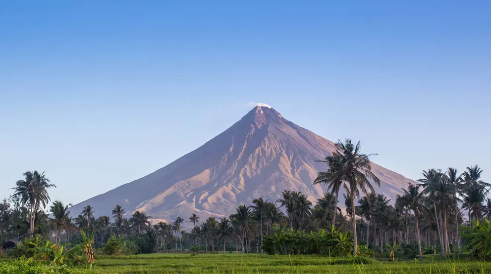 Vulkanen Mt Mayon